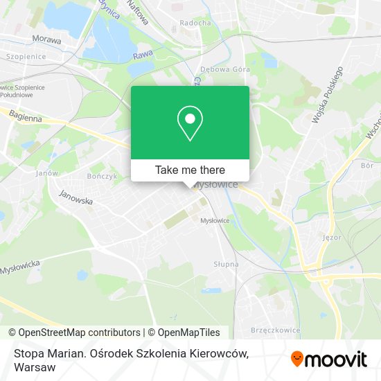 Stopa Marian. Ośrodek Szkolenia Kierowców map