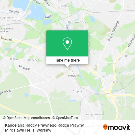 Kancelaria Radcy Prawnego Radca Prawny Miroslawa Helis map