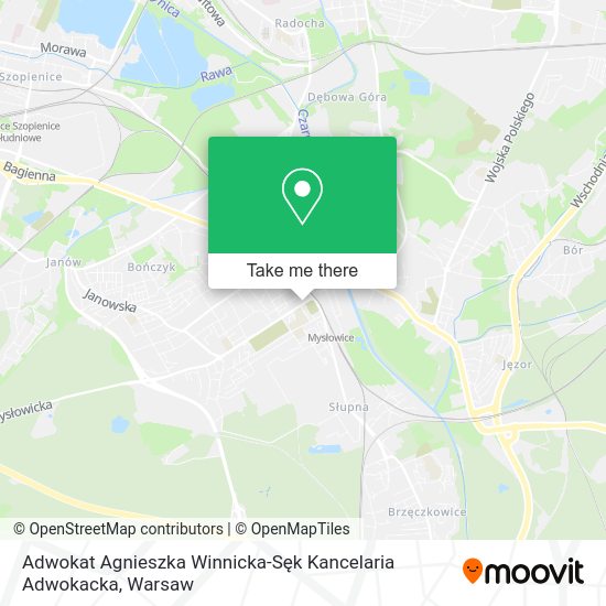 Adwokat Agnieszka Winnicka-Sęk Kancelaria Adwokacka map