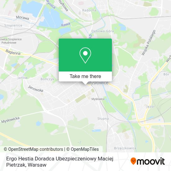 Ergo Hestia Doradca Ubezpieczeniowy Maciej Pietrzak map