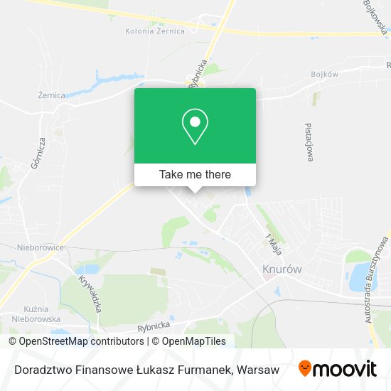 Doradztwo Finansowe Łukasz Furmanek map