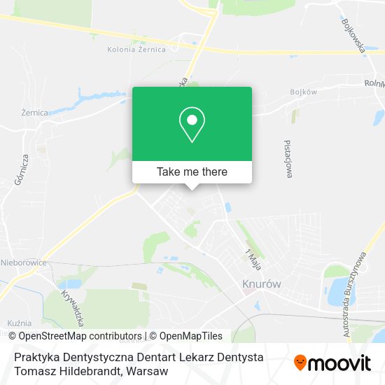 Praktyka Dentystyczna Dentart Lekarz Dentysta Tomasz Hildebrandt map