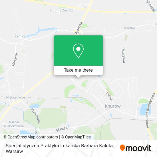 Specjalistyczna Praktyka Lekarska Barbara Kaleta map