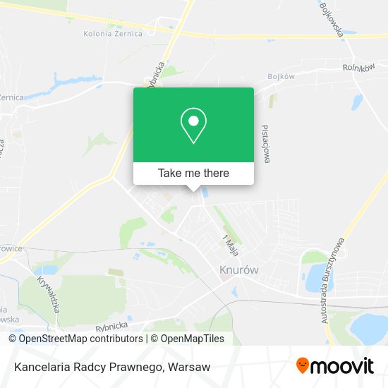 Kancelaria Radcy Prawnego map