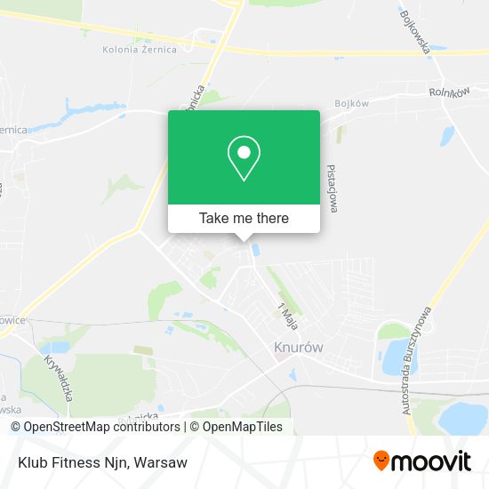 Klub Fitness Njn map