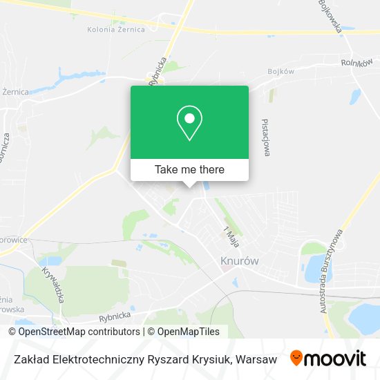 Zakład Elektrotechniczny Ryszard Krysiuk map