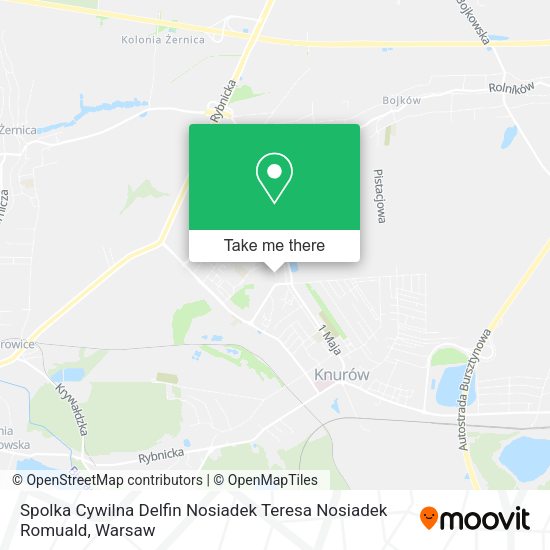 Spolka Cywilna Delfin Nosiadek Teresa Nosiadek Romuald map