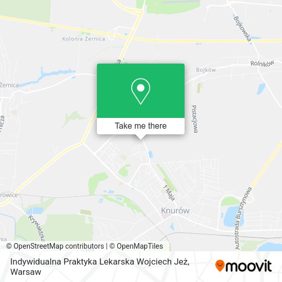 Indywidualna Praktyka Lekarska Wojciech Jeż map