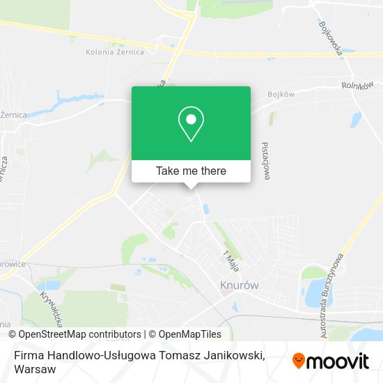 Firma Handlowo-Usługowa Tomasz Janikowski map