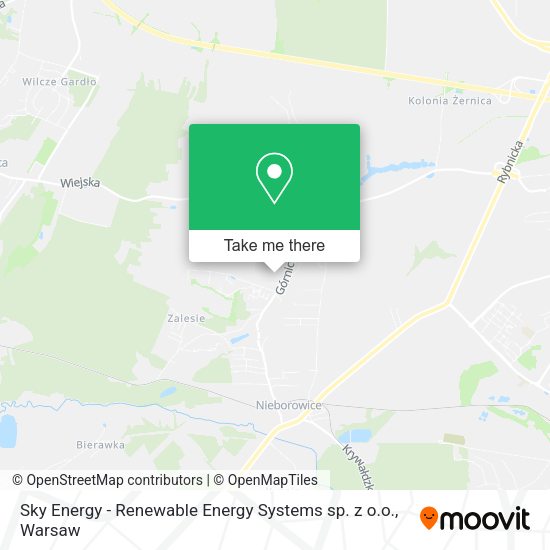 Sky Energy - Renewable Energy Systems sp. z o.o. map