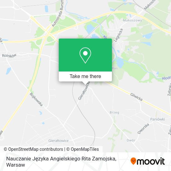 Nauczanie Języka Angielskiego Rita Zamojska map