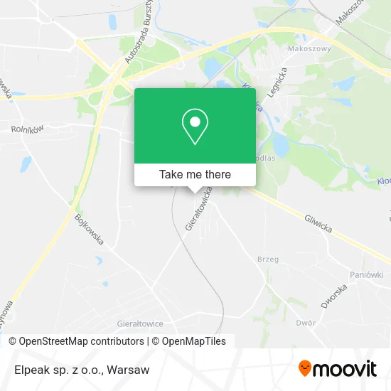 Карта Elpeak sp. z o.o.