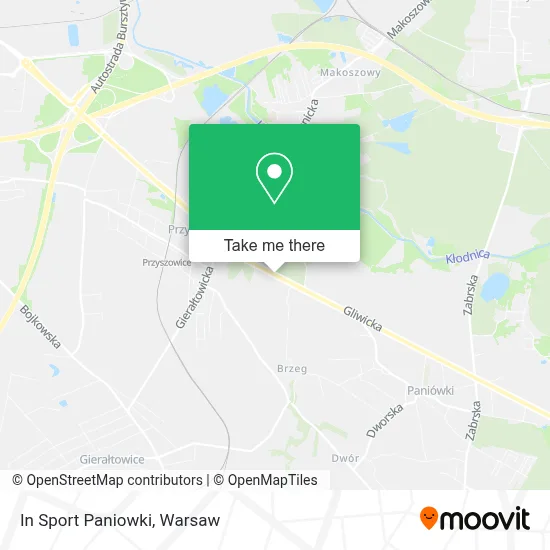 In Sport Paniowki map