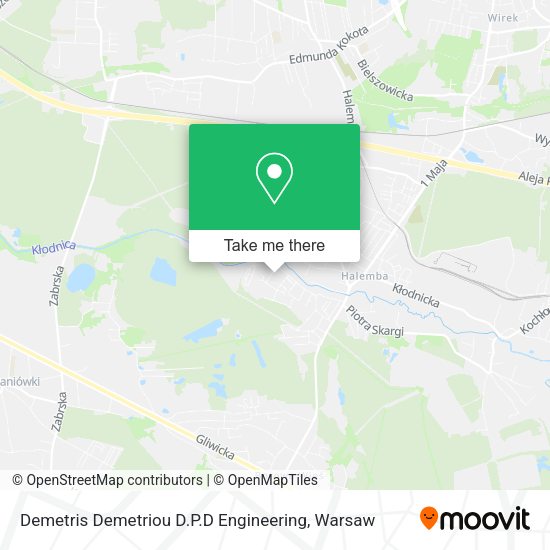 Demetris Demetriou D.P.D Engineering map