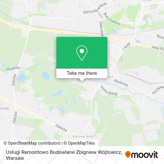 Usługi Remontowo Budowlane Zbigniew Wójtowicz map