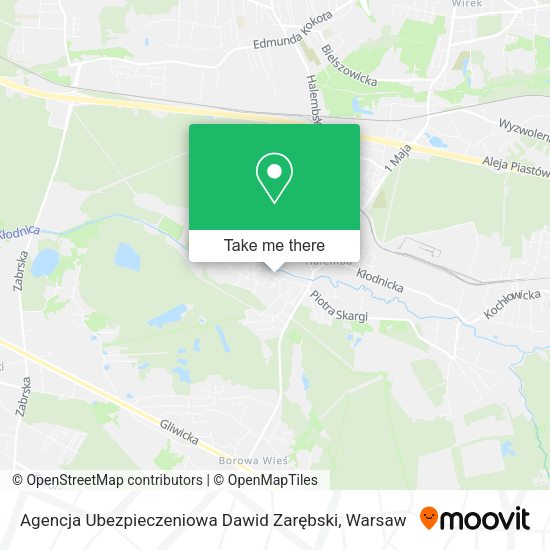 Agencja Ubezpieczeniowa Dawid Zarębski map