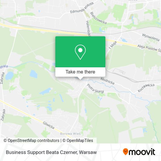 Business Support Beata Czerner map