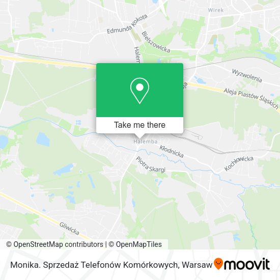 Monika. Sprzedaż Telefonów Komórkowych map