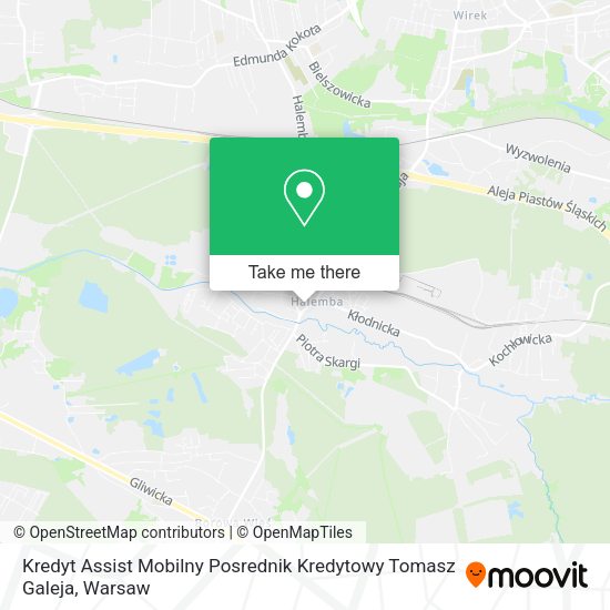 Kredyt Assist Mobilny Posrednik Kredytowy Tomasz Galeja map