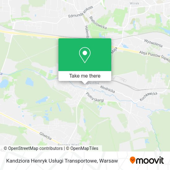 Kandziora Henryk Usługi Transportowe map