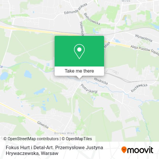 Fokus Hurt i Detal-Art. Przemysłowe Justyna Hrywaczewska map