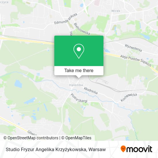 Studio Fryzur Angelika Krzyżykowska map