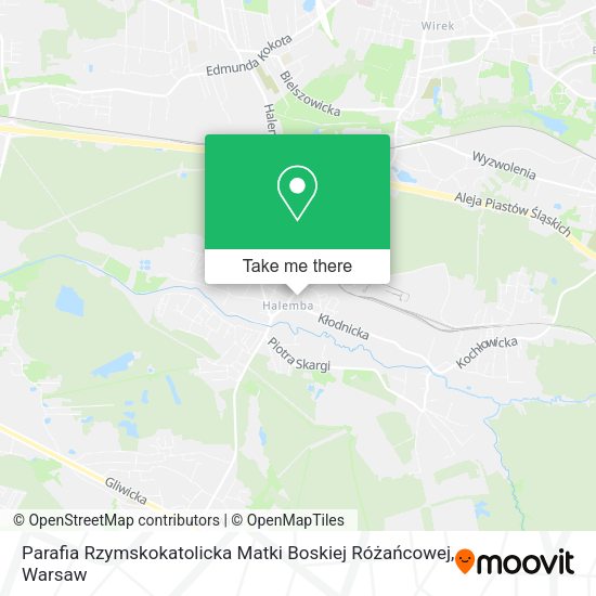 Parafia Rzymskokatolicka Matki Boskiej Różańcowej map