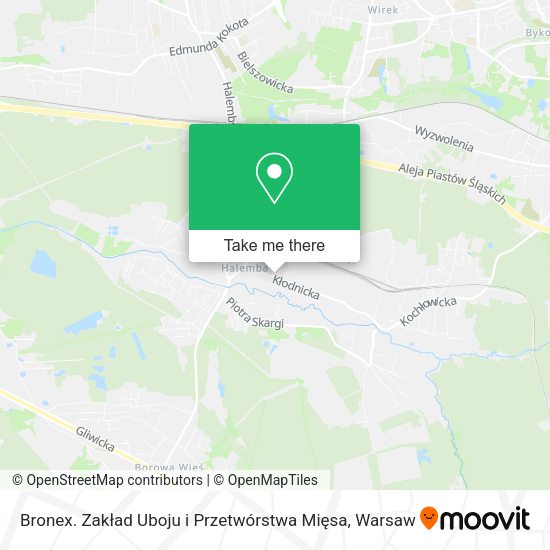 Bronex. Zakład Uboju i Przetwórstwa Mięsa map