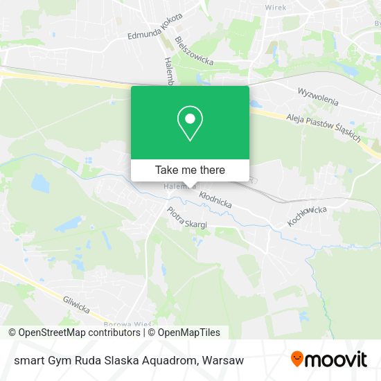 smart Gym Ruda Slaska Aquadrom map