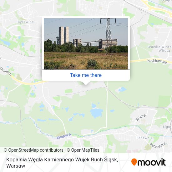 Kopalnia Węgla Kamiennego Wujek Ruch Śląsk map