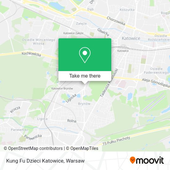 Kung Fu Dzieci Katowice map