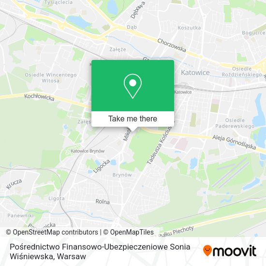 Pośrednictwo Finansowo-Ubezpieczeniowe Sonia Wiśniewska map