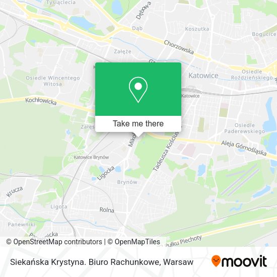 Siekańska Krystyna. Biuro Rachunkowe map