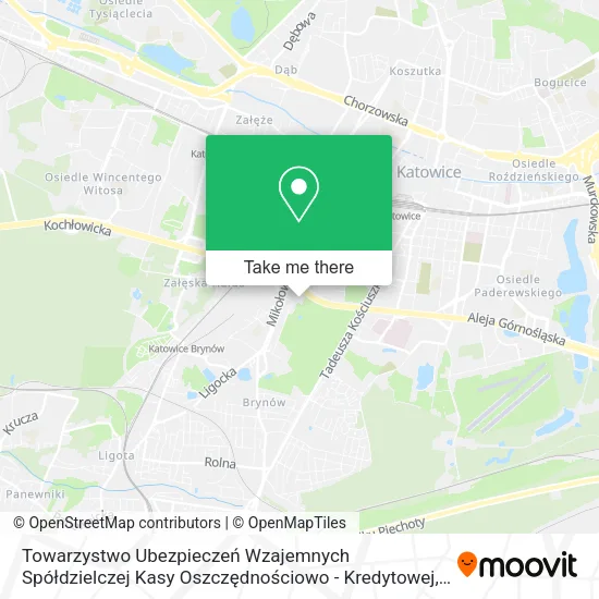 Карта Towarzystwo Ubezpieczeń Wzajemnych Spółdzielczej Kasy Oszczędnościowo - Kredytowej