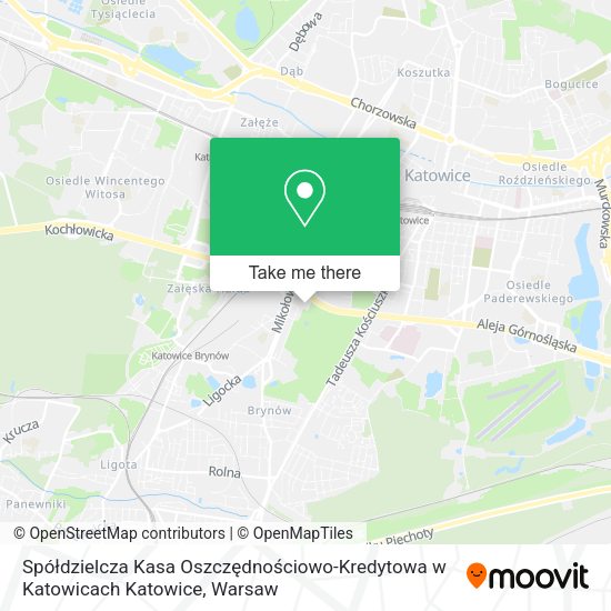 Spółdzielcza Kasa Oszczędnościowo-Kredytowa w Katowicach Katowice map