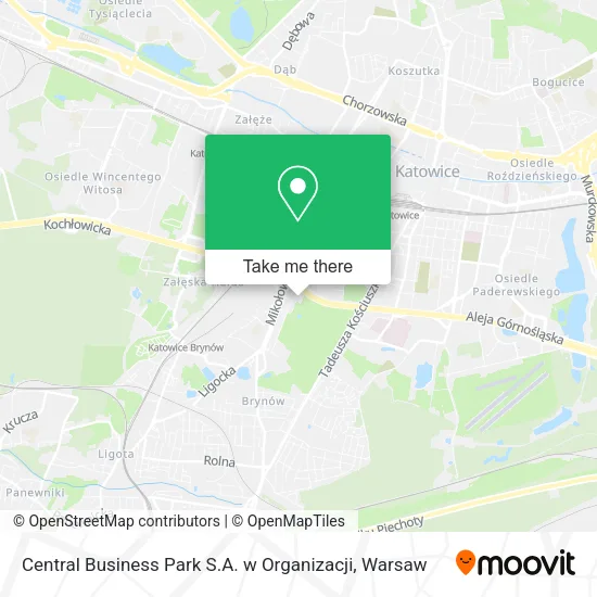Карта Central Business Park S.A. w Organizacji