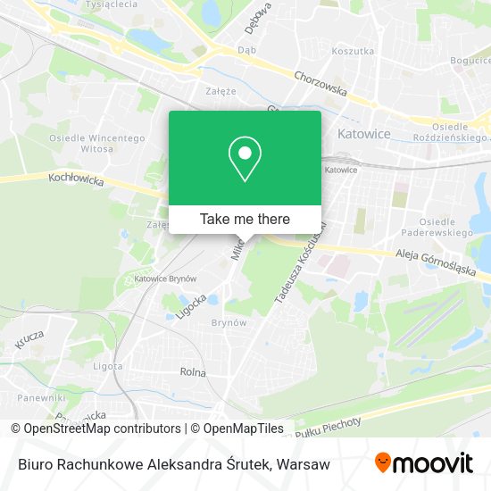 Biuro Rachunkowe Aleksandra Śrutek map