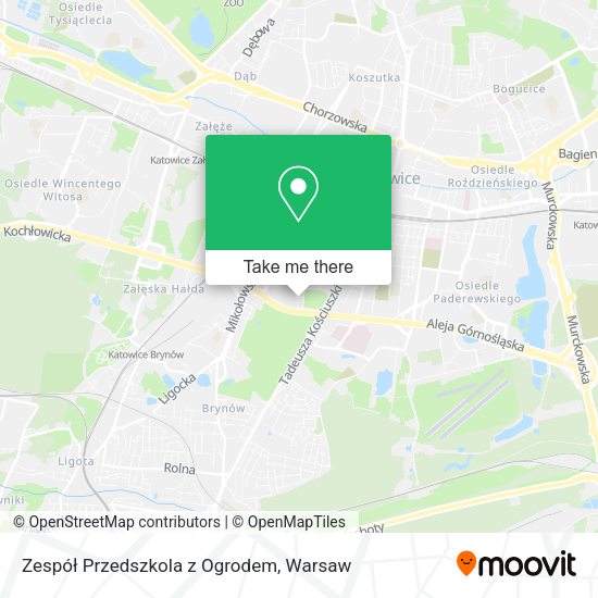 Zespół Przedszkola z Ogrodem map