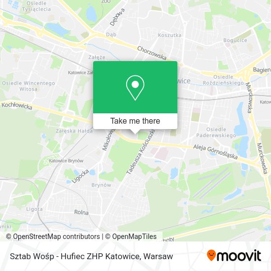 Sztab Wośp - Hufiec ZHP Katowice map