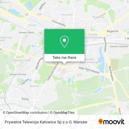 Карта Prywatna Telewizja Katowice Sp z o O