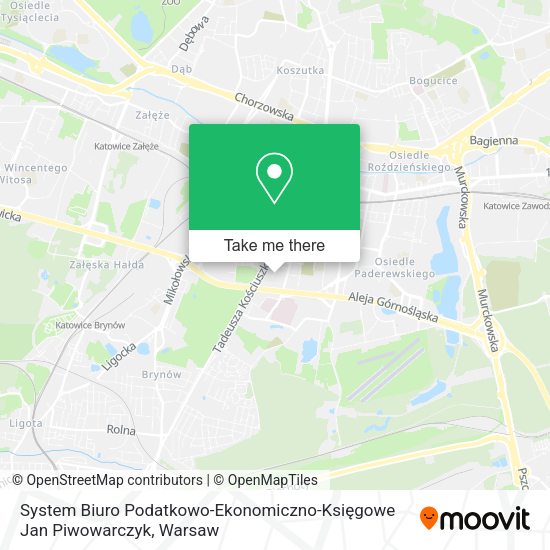 System Biuro Podatkowo-Ekonomiczno-Księgowe Jan Piwowarczyk map