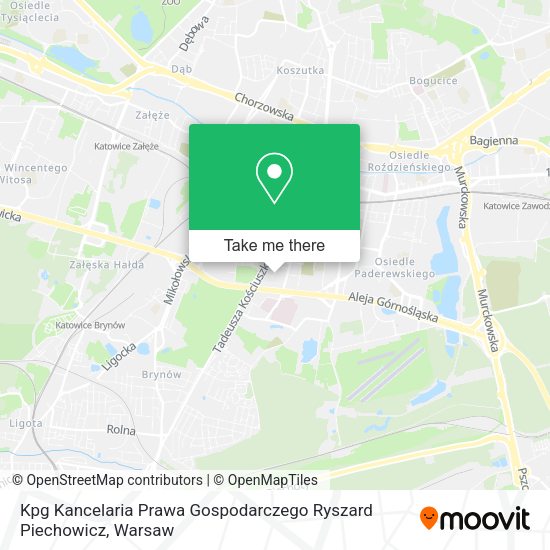 Kpg Kancelaria Prawa Gospodarczego Ryszard Piechowicz map