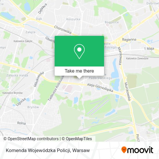 Komenda Wojewódzka Policji map