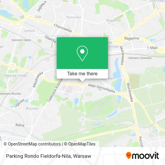 Карта Parking Rondo Fieldorfa-Nila