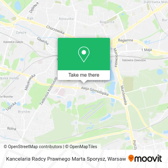 Kancelaria Radcy Prawnego Marta Sporysz map