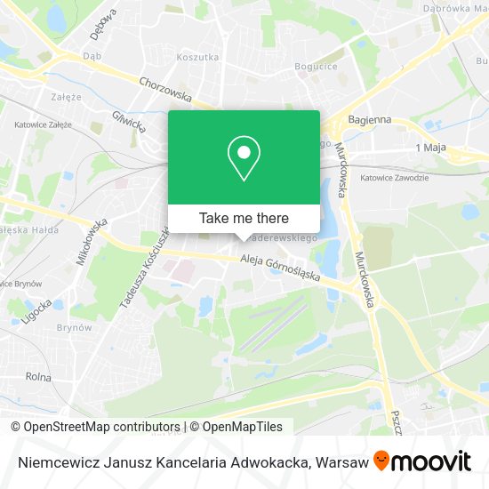 Niemcewicz Janusz Kancelaria Adwokacka map