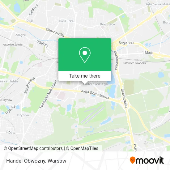 Карта Handel Obwozny