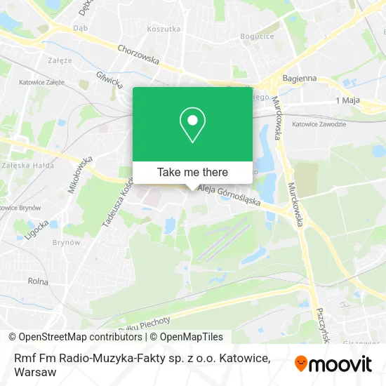 Карта Rmf Fm Radio-Muzyka-Fakty sp. z o.o. Katowice