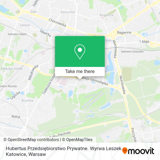 Hubertus Przedsiębiorstwo Prywatne. Wyrwa Leszek Katowice map