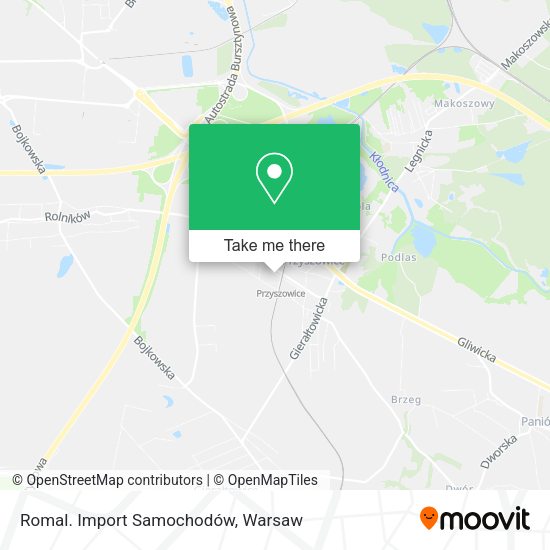 Romal. Import Samochodów map